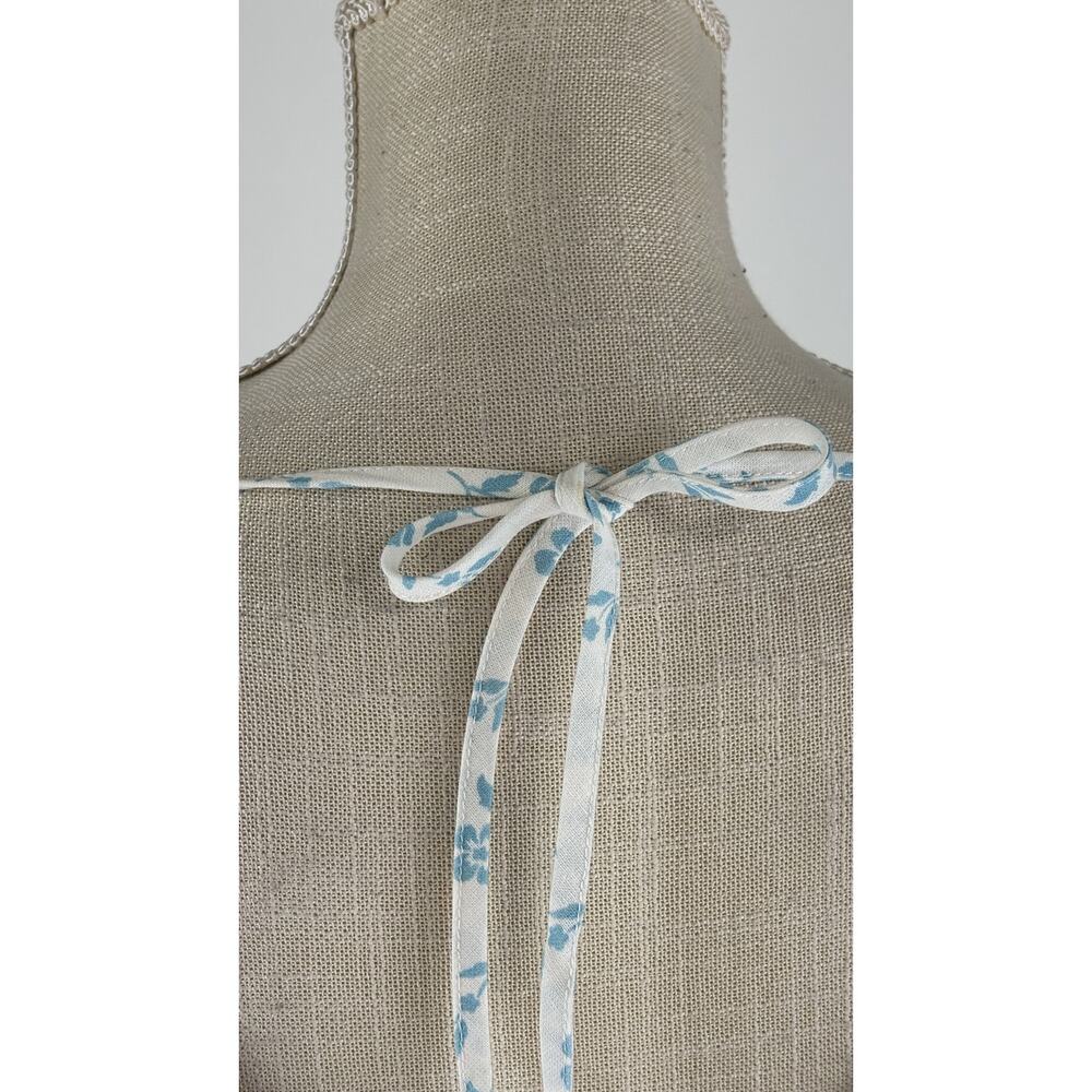 Peppermayo Meggie Linen Mini Dress Sweet Daydream White Blue Womens Size 10 New - Picture 10 of 13